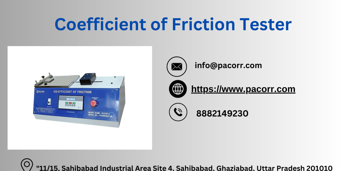 "The Impact of Coefficient of Friction Testing on Reducing Material Waste and Enhancing Sustainability"